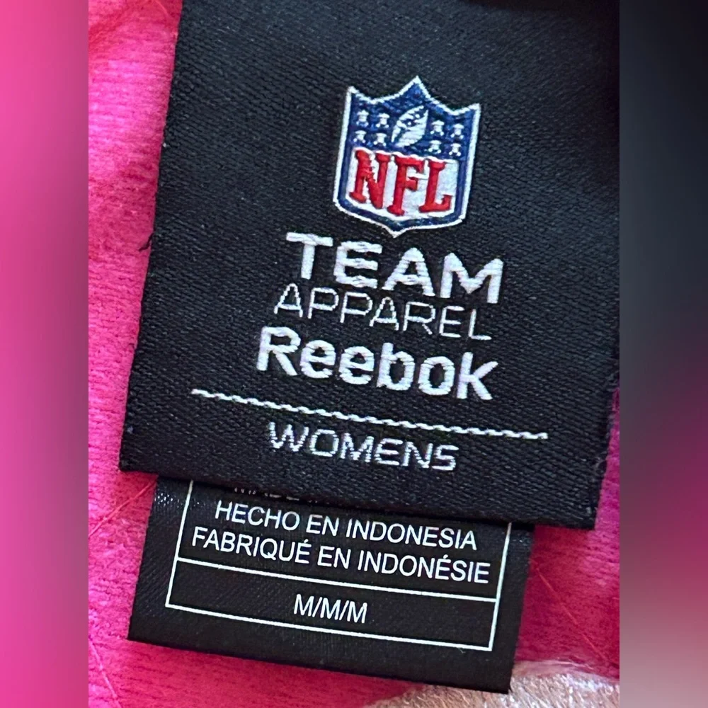 Go Broncos! Women’s Reebok zip up jacket, pink, Denver Broncos. Womens medium. - Picture 4 of 6